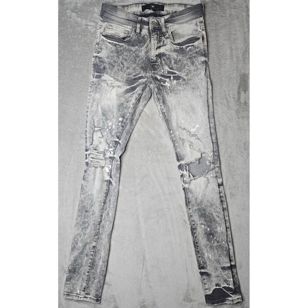 Jordan Craig Jeans Mens 30x32 Gray Legacy Edition‎ Ross Ripped Denim Streetwear